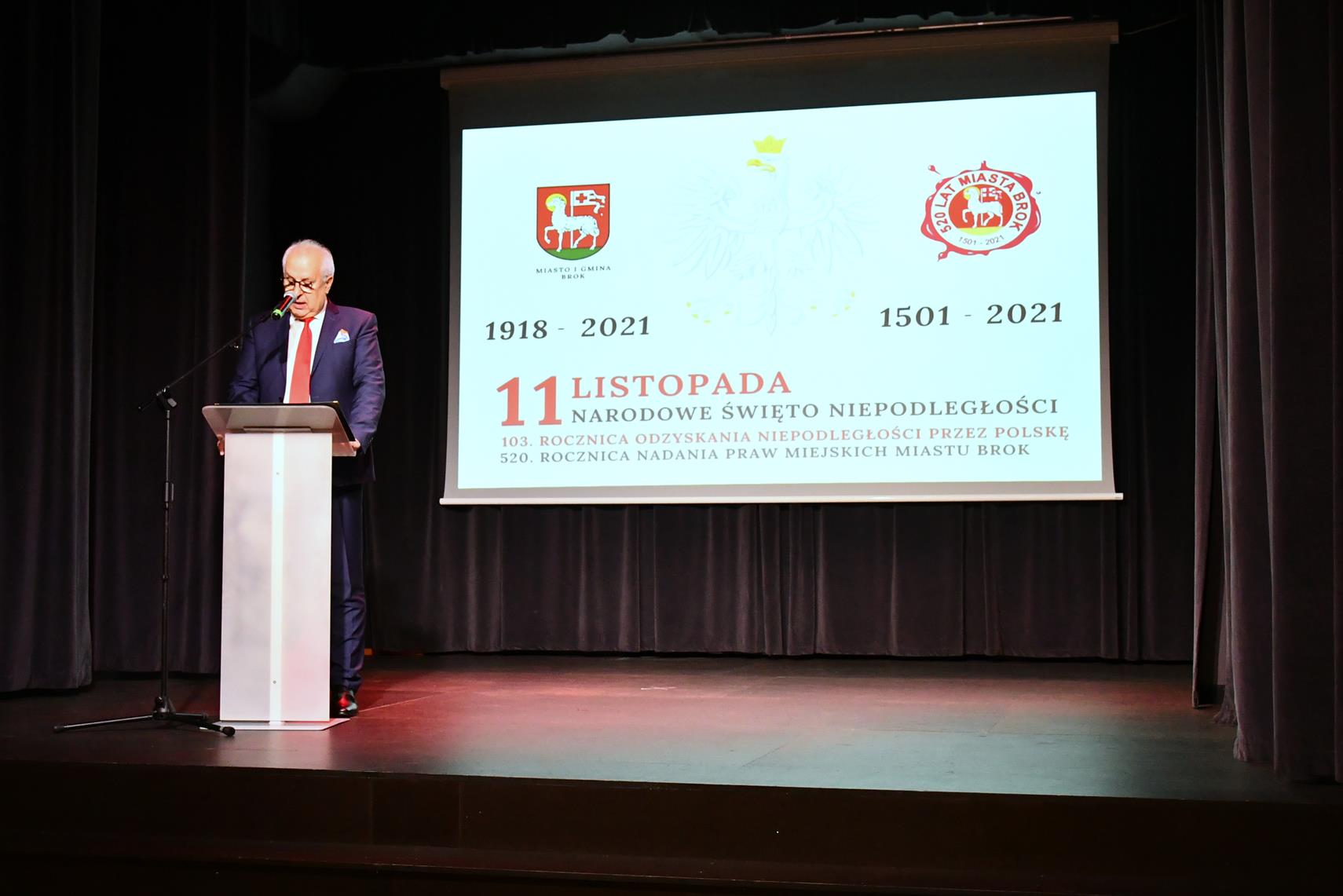 Przemówienie Burmistrza Miasta i Gminy Brok p. Marka Młyńskiego