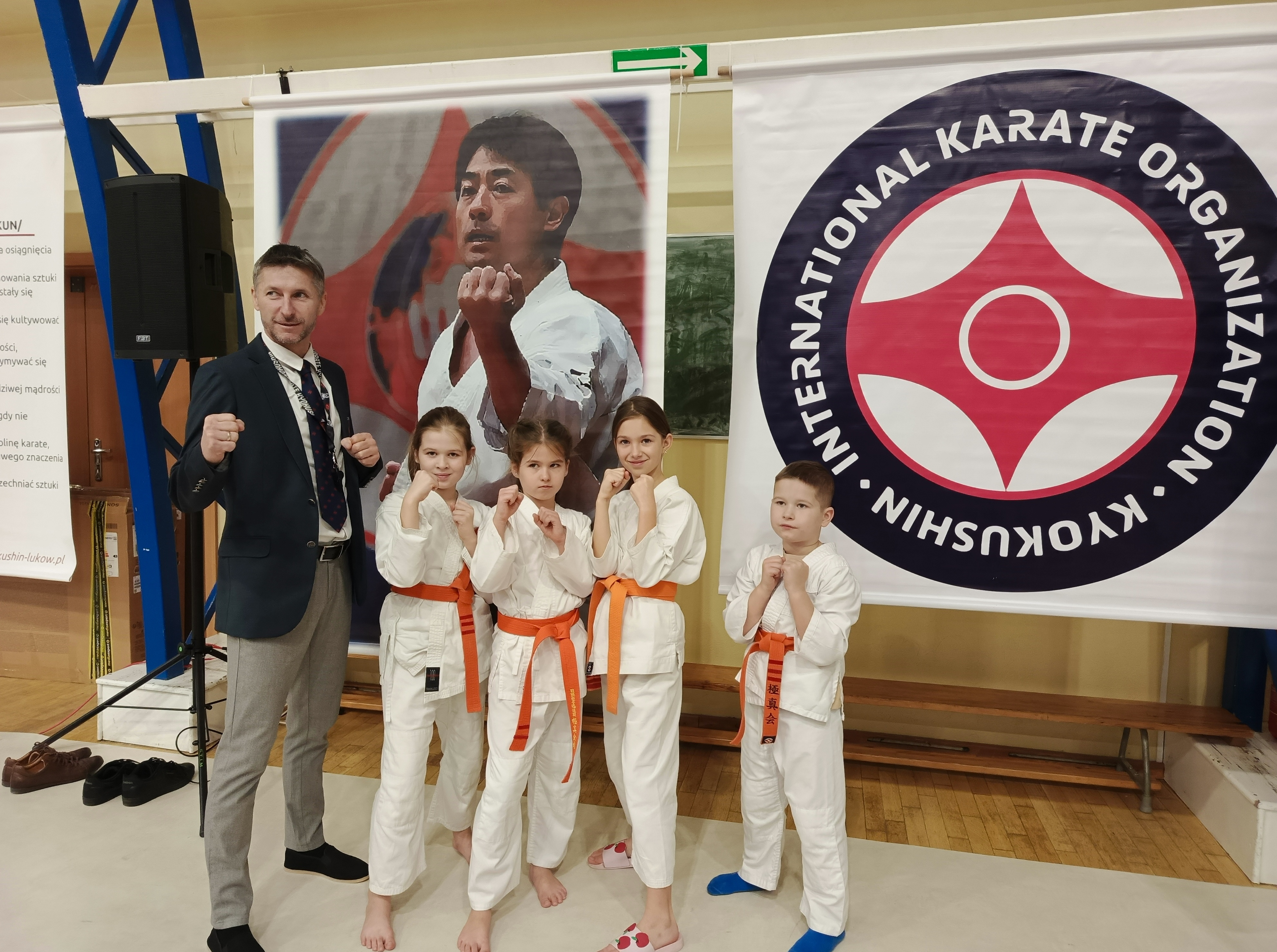 Zawodnicy karate