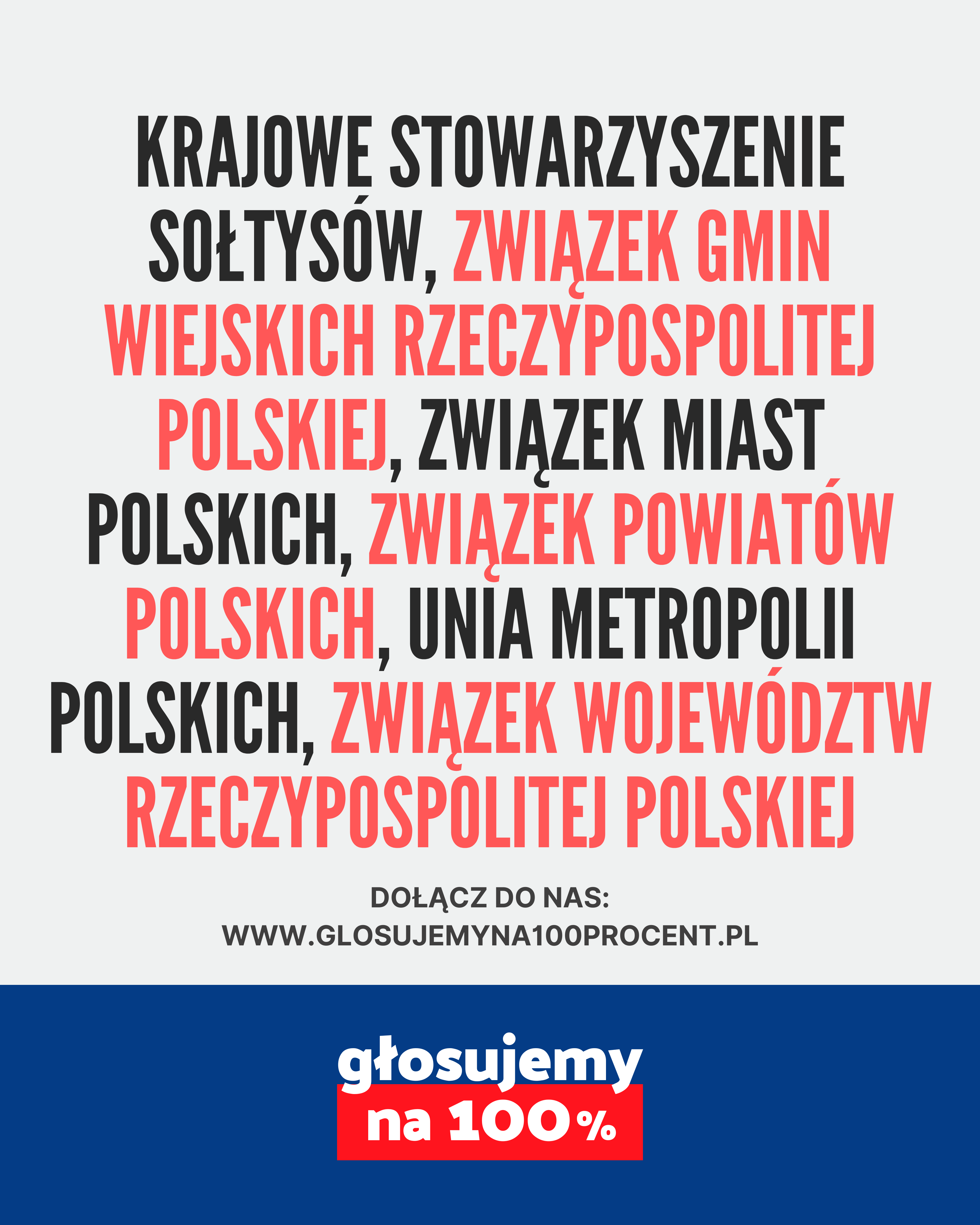 Głosujemy na 100%