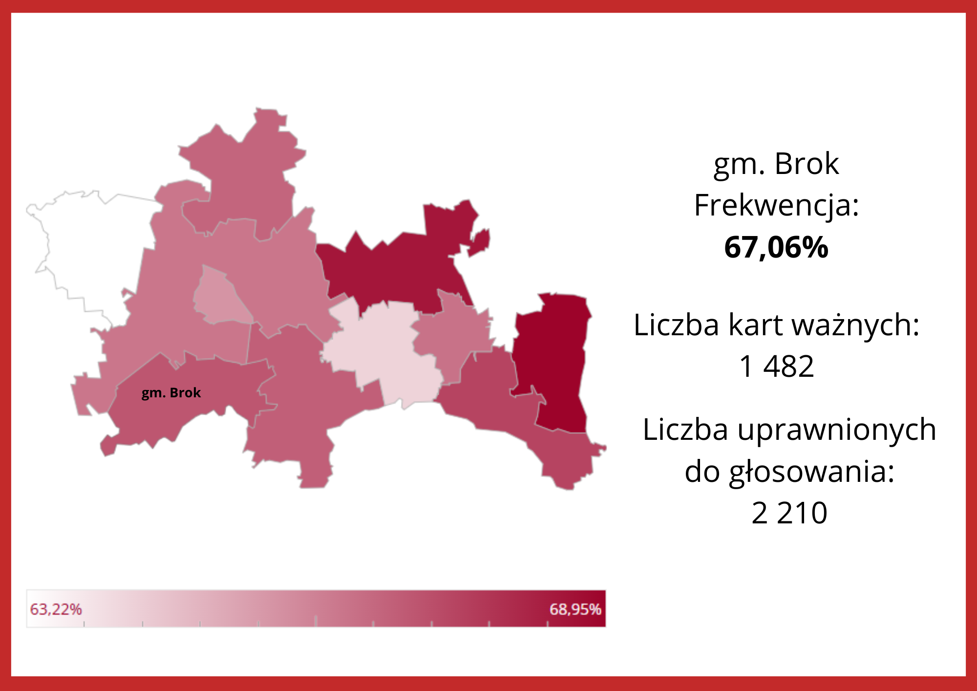 Frekwencja mapa