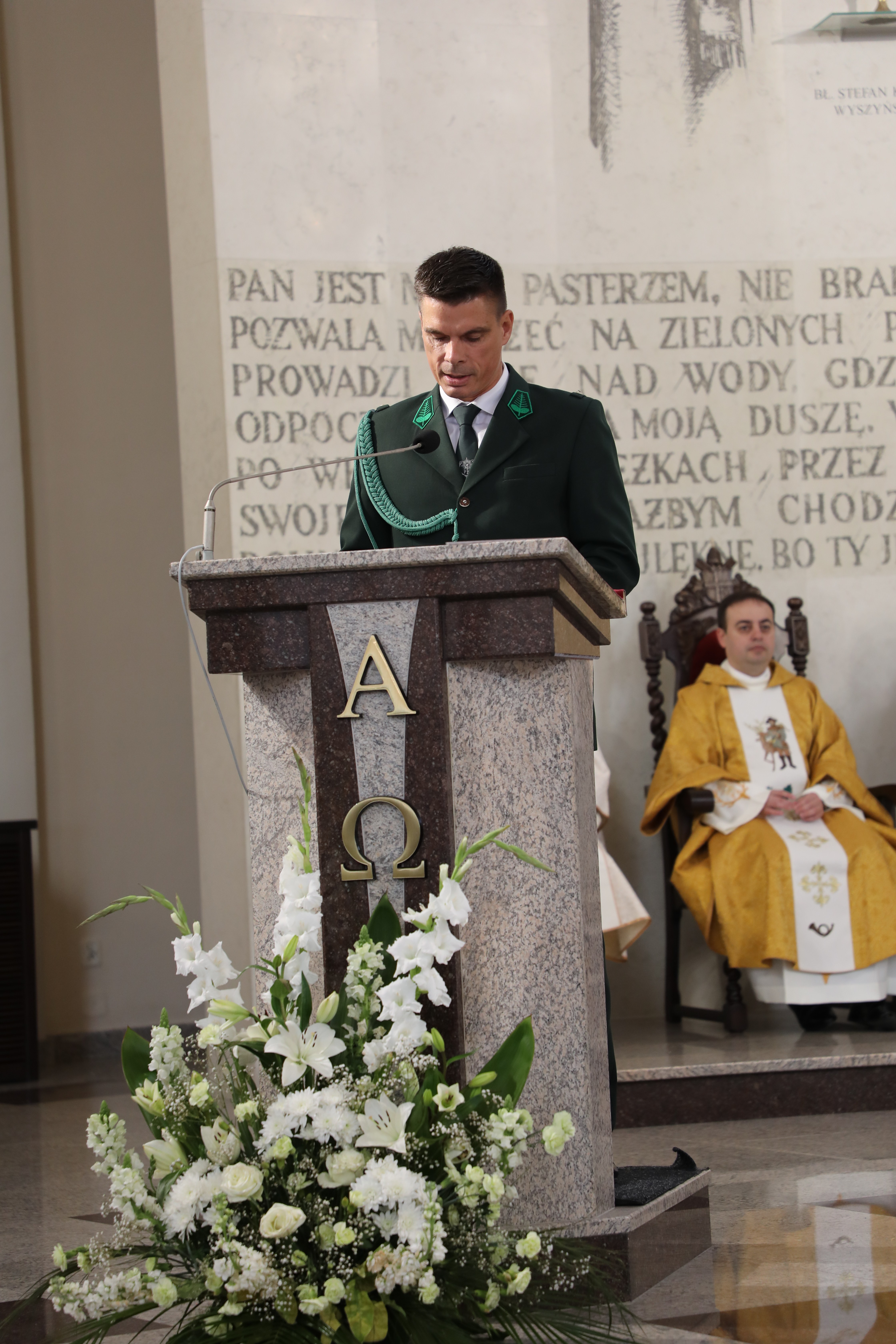 Uroczysta msza święta hubertowska