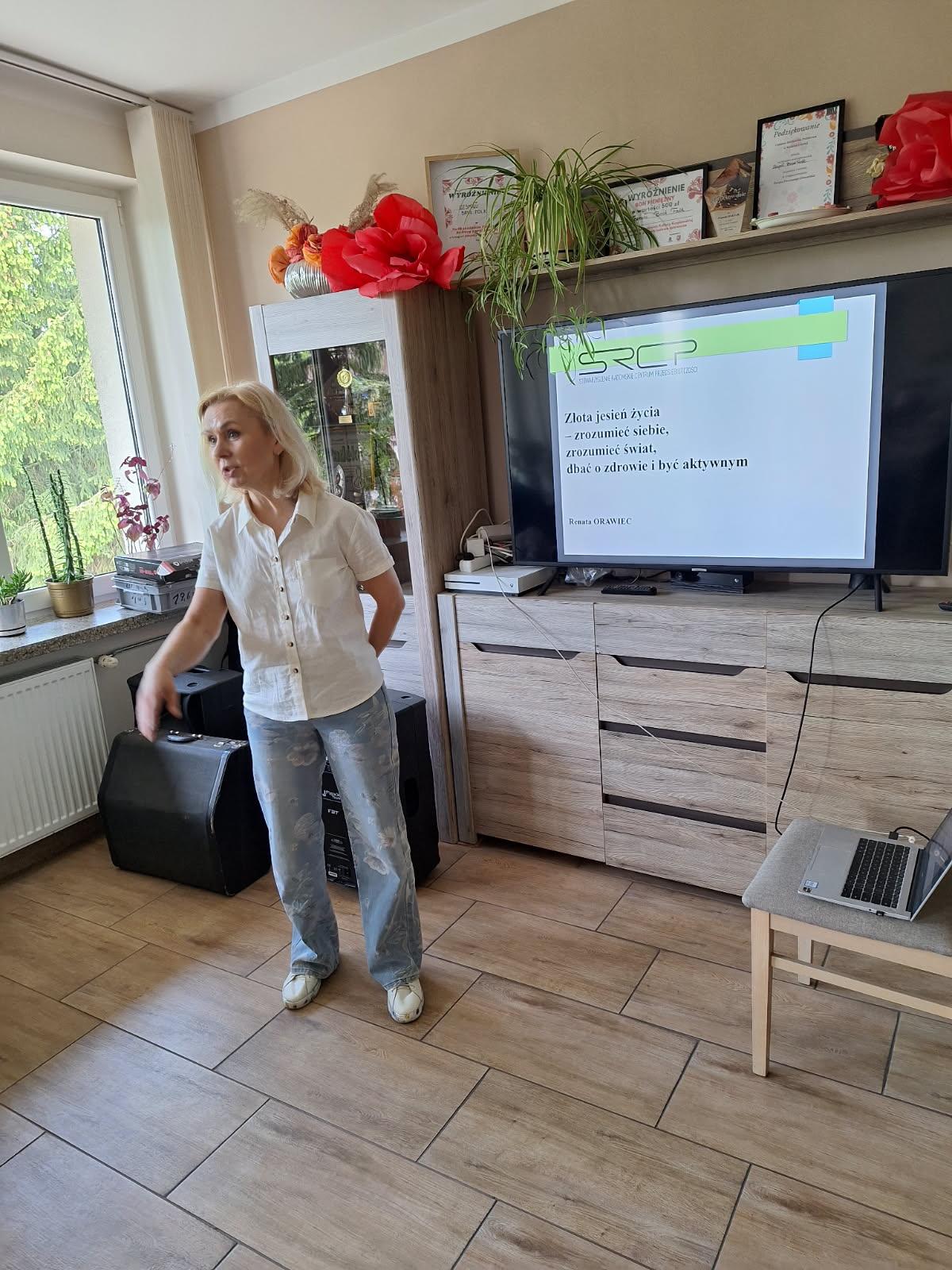 Edukacyjne spotkanie prozdrowotne w „Klubie Seniora” w Broku