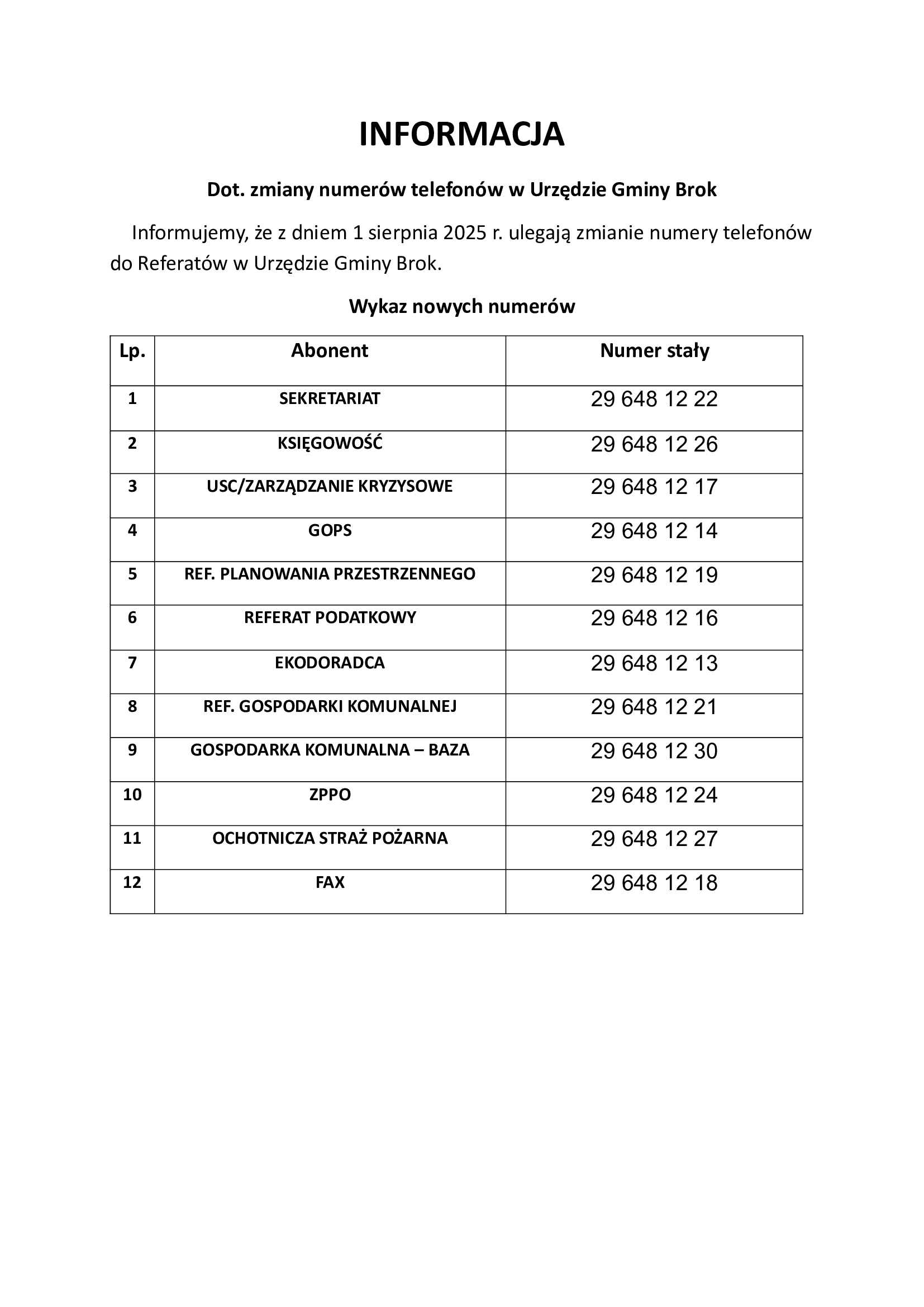 Informacja