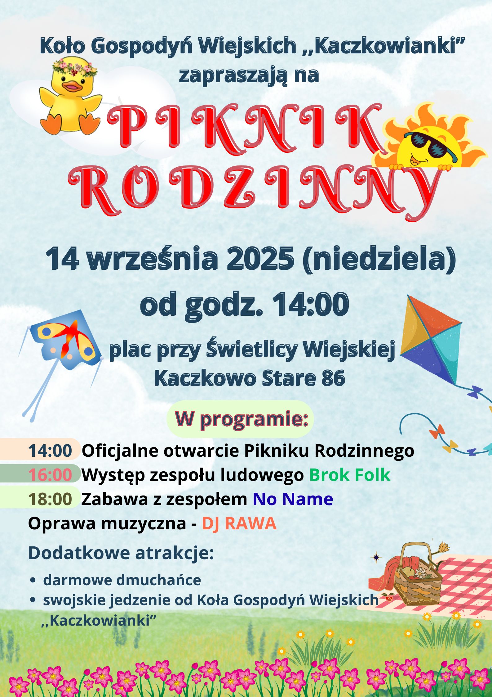 Plakat Piknik Rodzinny