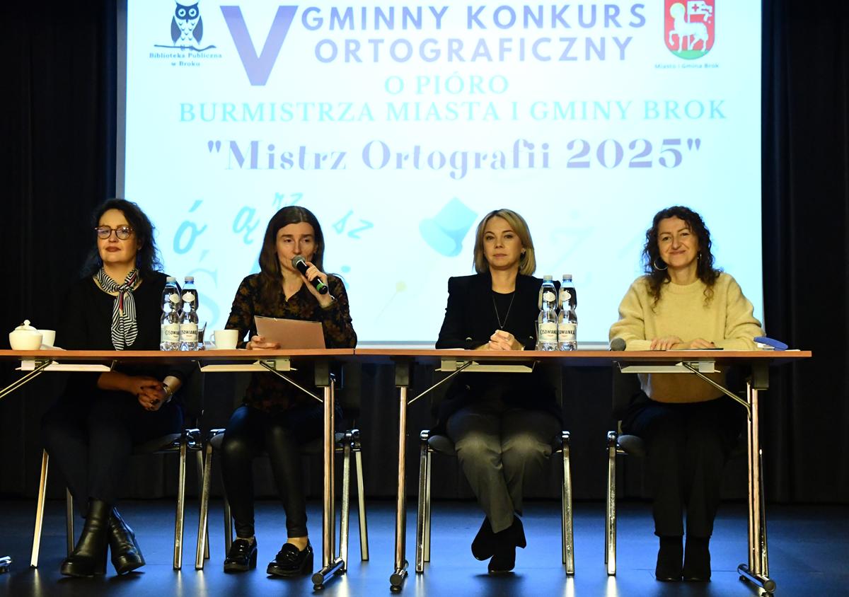 V Gminny Konkurs Ortograficzny o Pióro Burmistrza Miasta i Gminy Brok pod hasłem „Mistrz Ortografii 2025”! 