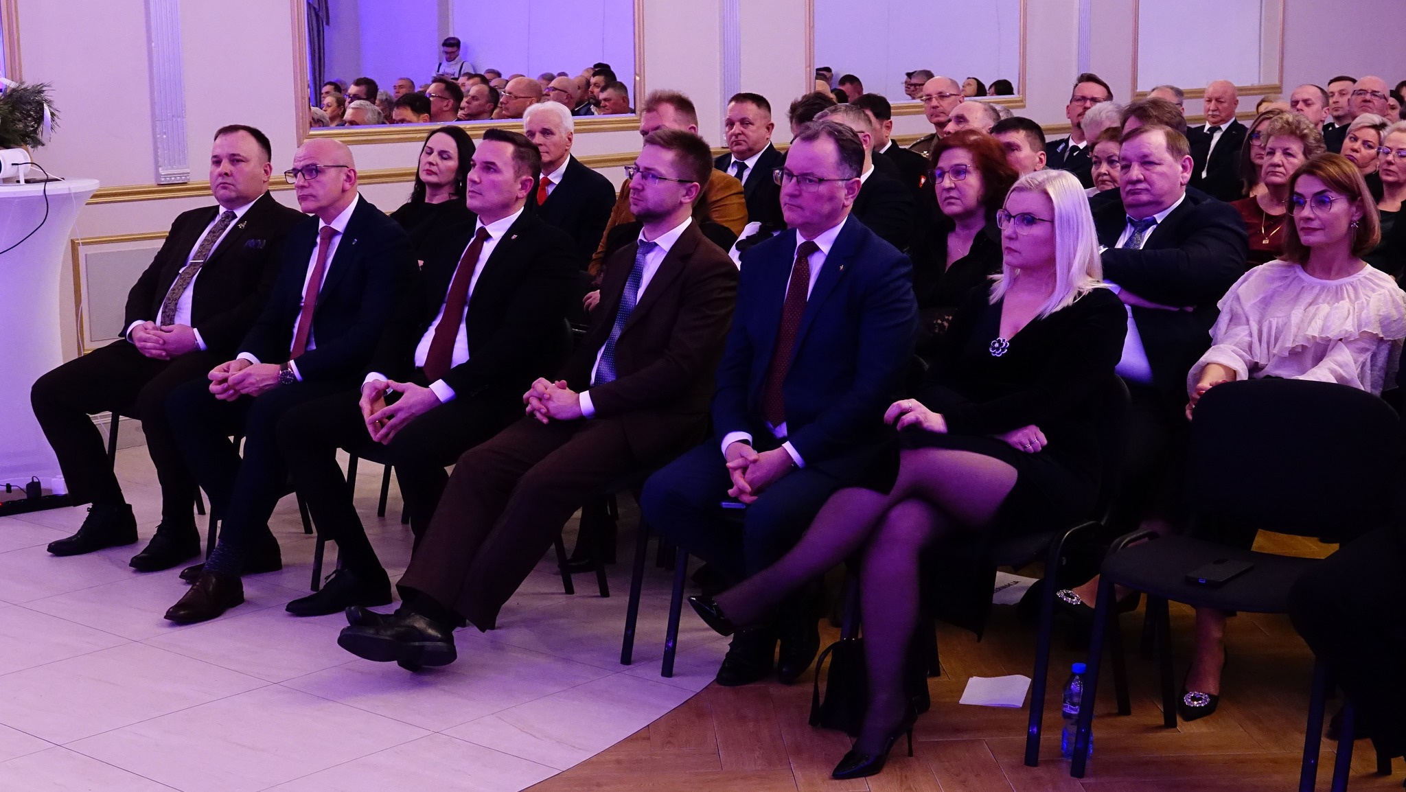 Goście obecni na powiatowym spotkaniu noworocznym
