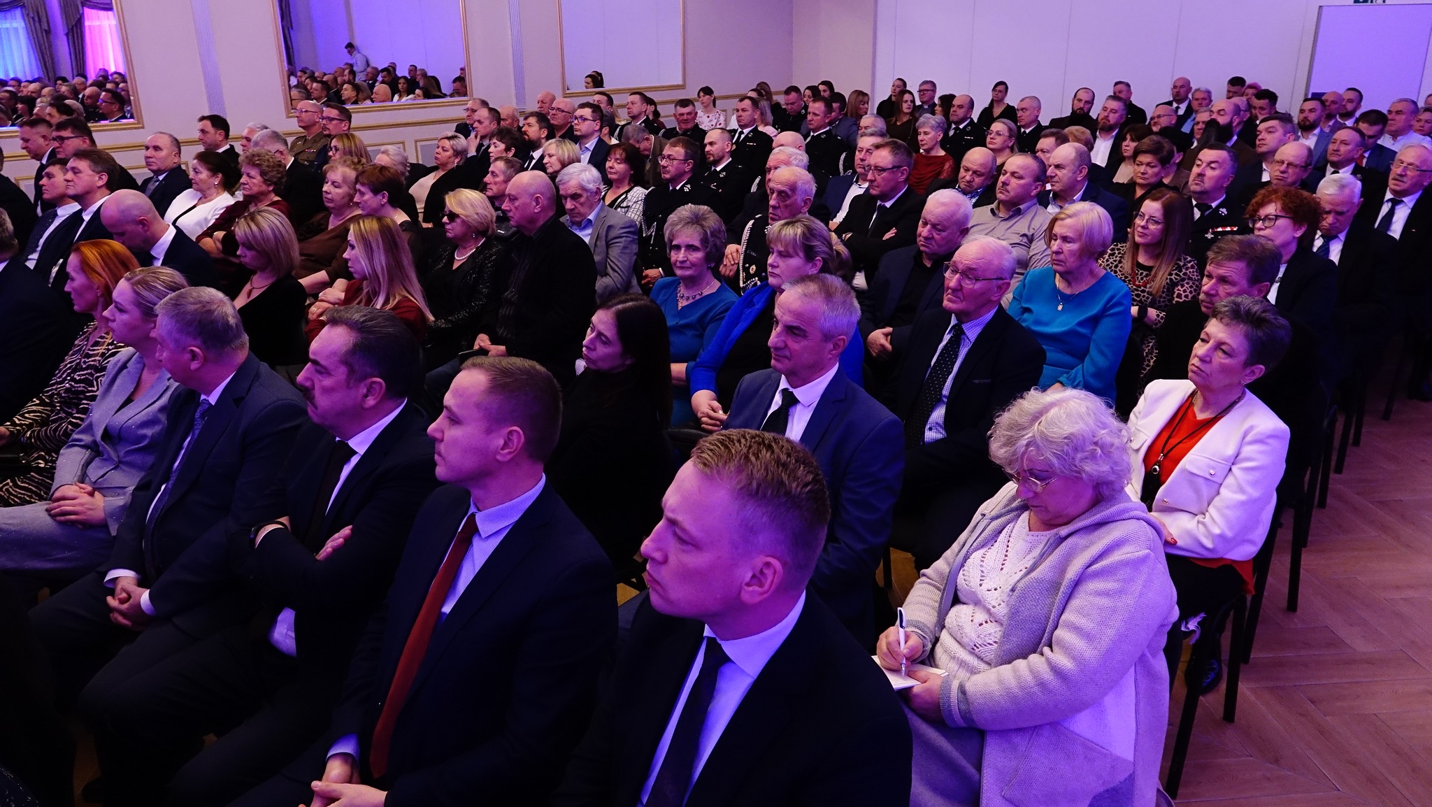 Goście obecni na powiatowym spotkaniu noworocznym