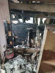 Pożar domu jednorodzinnego w Kaczkowie Starym