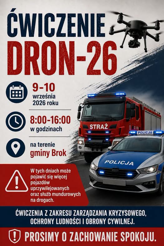 Cwiczenie dron-26 informacja o ćwiczeniach dron-26